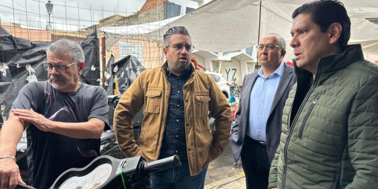 Llama Ernesto Núñez a gobierno de Morelia a dar seguimiento a obra en el Mercado Independencia