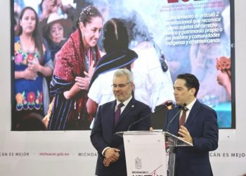 Más de 467 mdp para infraestructura en pueblos indígenas de Michoacán: Bedolla