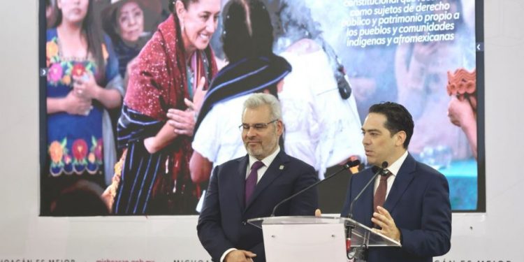 Más de 467 mdp para infraestructura en pueblos indígenas de Michoacán: Bedolla