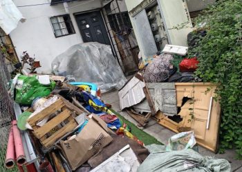Secretaría de Servicios Públicos retira más de 3 toneladas de residuos acumulados en domicilio
