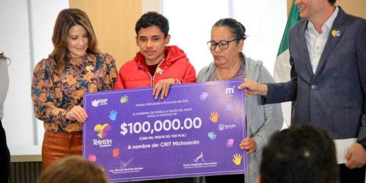 Ayuntamiento de Morelia se suma al boteo Teletón