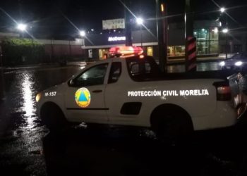 Gobierno de Morelia activa protocolos preventivos durante tormenta nocturna