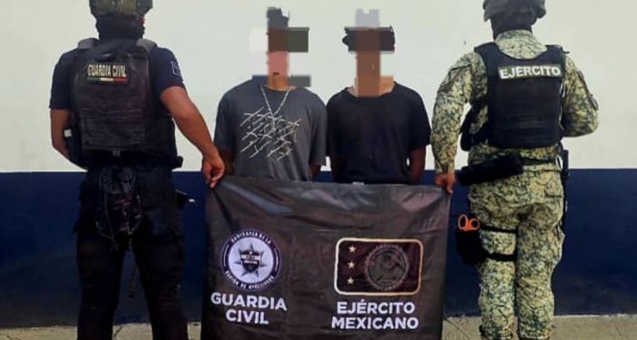 Detenidos tres hombres con armas largas en Apatzingán: SSP