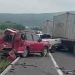 Choque entre tráiler y camioneta deja un lesionado en la autopista Morelia-Salamanca
