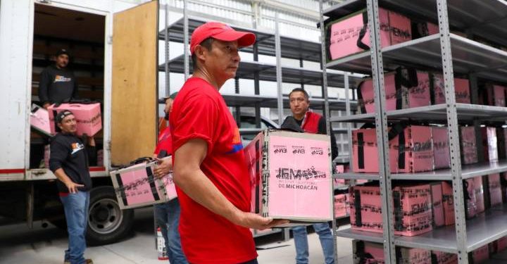 Arriban 6,447 Paquetes Electorales a la bodega central del IEM