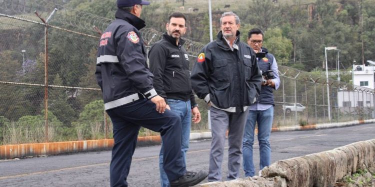 Realiza Yankel Benítez recorrido de supervisión en Presa de Cointzio