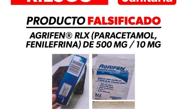SSM emite alerta sanitaria por producto falsificado Agrifen® RLX