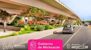 Bajo puente del Distribuidor Eréndira: SCOP-Morelia Informativo
