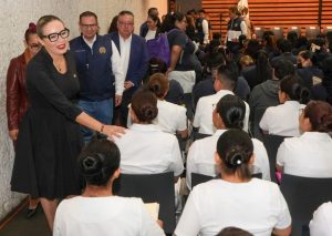 Evento con motivo de la asignación de campos clínicos para el servicio social de la Licenciatura en Salud Pública y Técnico en Enfermería: UMSNH-Morelia Informativo