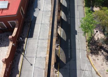 Gerencia del Centro Histórico da mantenimiento al Acueducto de Morelia