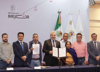 Convenio para reforzar ronda comunitaria entre Gobierno del Estado y Consejo Mayor de Cherán: Bedolla-Morelia Informativo