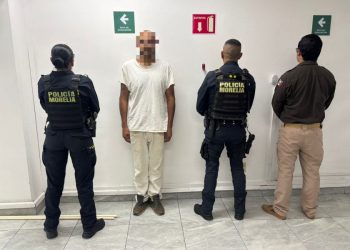 Policía Morelia colabora con INM para el aseguramiento y traslado de ciudadano extranjero buscado por autoridades estadounidenses