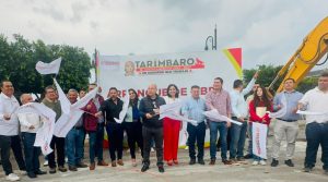 Arranca obra de pavimentación y modernización de calles frente a la plaza de Tejaro: Eric Gaona-Morelia Informativo