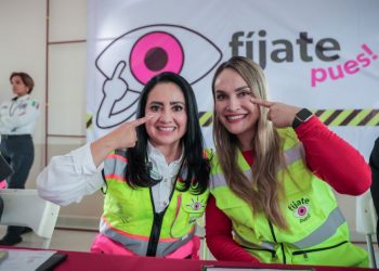 Gladyz Butanda suma 8 municipios a campaña vial ¡Fíjate Pues!