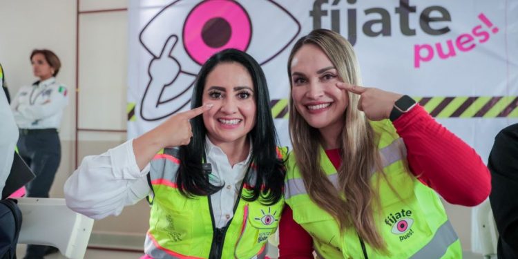 Gladyz Butanda suma 8 municipios a campaña vial ¡Fíjate Pues!