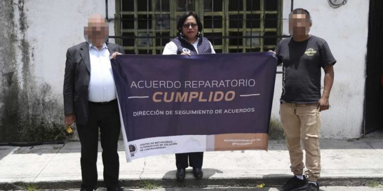CMASC celebra acuerdo reparatorio en favor de una mujer víctima de despojo; su inmueble fue recuperado