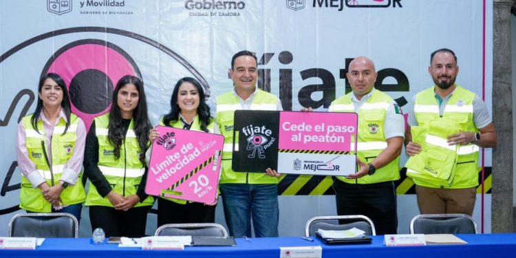 Se consolida campaña vial ¡Fíjate Pues! en Zamora: Gladyz Butanda