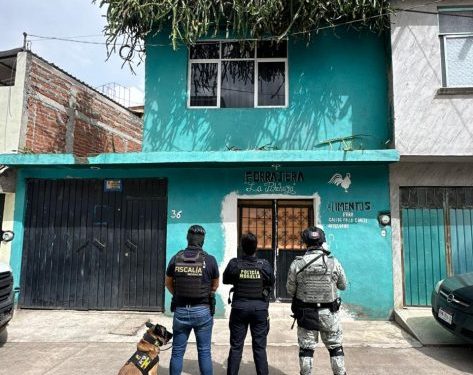 Tras catear tres inmuebles en Morelia, FGE asegura narcóticos y detiene a tres personas