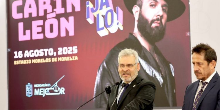 ¡Donar para disfrutar! Bedolla invita a fans de Carín León a participar en dinámica para concierto