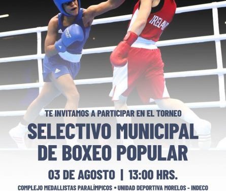 Convoca Imcufide a Torneo Selectivo Municipal de Box Popular