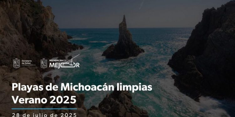 Playas michoacanas, limpias y aptas para vacacionar: Bedolla
