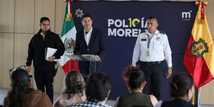 Anuncia Alfonso Martínez más policías, cámaras y C4 para Morelia