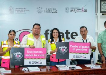 ¡Fíjate Pues!, Gladyz Butanda promueve educación vial en Lázaro Cárdenas