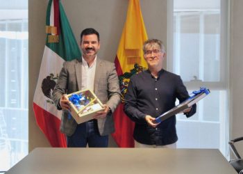 Recibe Yankel Benítez a Embajador de Colombia: Ayuntamiento de Morelia-Morelia Informativo