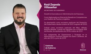 Raul Zepeda Nuevo Secretario de Gobierno: Bedolla-Morelia Informativo