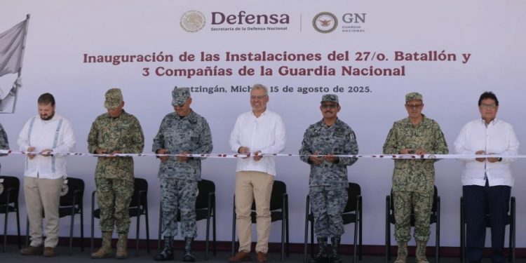 Inaugura Bedolla cuartel regional de la Guardia Nacional en Apatzingán: Gobierno del Estado-Morelia Informativo