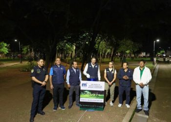 Instalación de luminarias en el Bosque Cuauhtémoc: Alfonso Martínez-Morelia Informativo
