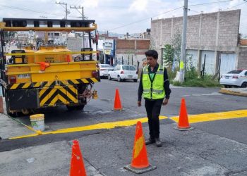Gobierno de Morelia refuerza labores de balizamiento y mantenimiento de señalética en la ciudad