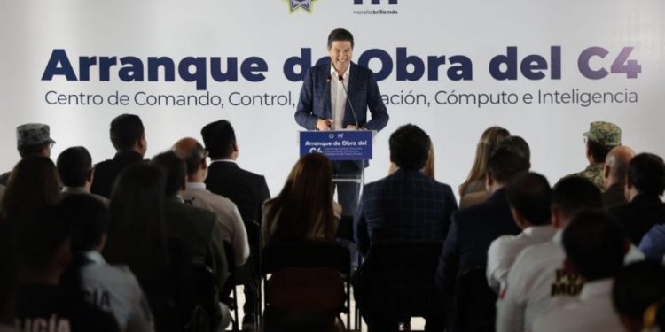 Alfonso Martínez arranca construcción del C4; Morelia, a la vanguardia en videovigilancia