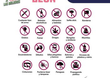 Conoce la lista de objetos que no podrás ingresar al concierto de Carín León