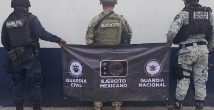 SSP y Defensa aseguran armamento, en Operación Apatzingán
