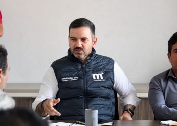 Yankel Benítez coordina obra en colonia Rubén Jaramillo