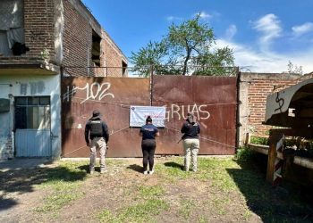 Durante cateo realizado en Sahuayo, FGE asegura cuatro vehículos con reporte de robo