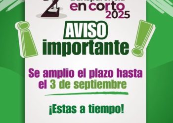 ¡Última llamada! Nueva fecha límite para Concurso Transparencia en Corto 2025: Secoem   