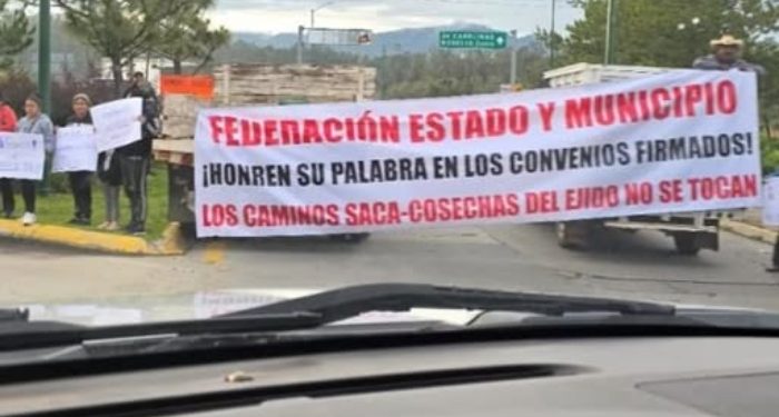 Bloquean de manera indefinida el Ramal Camelinas; reclaman derechos sobre los terrenos