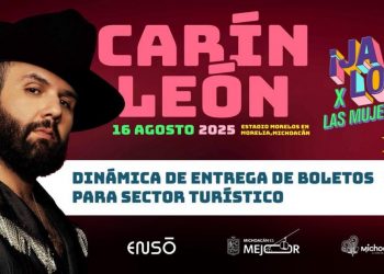 Concierto de Carín León dejará más de 13 mdp de derrama económica: Bedolla