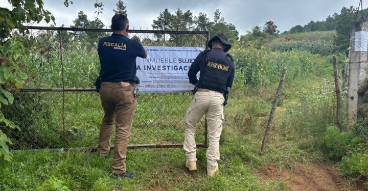 Cumplimenta FGE cateo en predio relacionado con tala ilegal en municipio de Quiroga