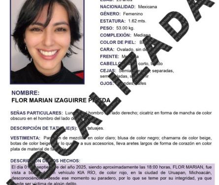 Emite FGE medidas de protección para la influncer Flor Marian I