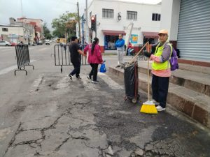 Gobierno de Morelia realiza operativo especial de limpieza, tras los festejos patrios-Morelia Informativo