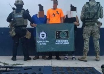 Tres detenidos con armamento en Operación Apatzingán: SSP