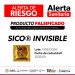 Alerta SSM falsificación de condones SICO®️ Invisible