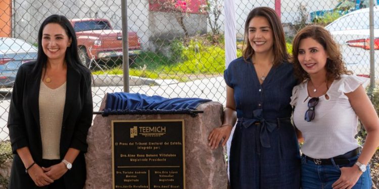 Gobierno de Morelia y TEEMICH colocan primera piedra de nueva sede-Morelia Informativo