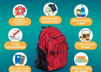 Participa en el Simulacro Nacional, prepara tu mochila de emergencia: SSM