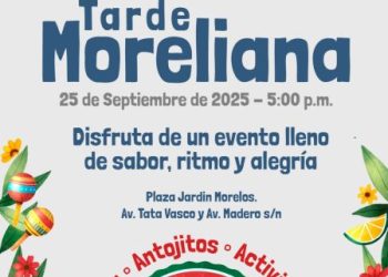 Invita Sefeco a la tradicional Tarde Moreliana en Plaza Jardín Morelos