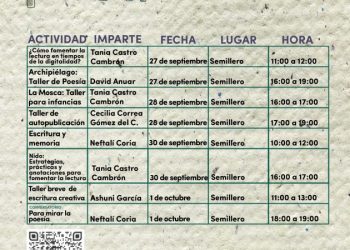 SeCultura Morelia invita a los talleres gratuitos de la IV Feria del Libro-Morelia Informativo