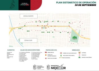 Habrá 20 accesos para el desfile del 30 de septiembre en Morelia: SSP